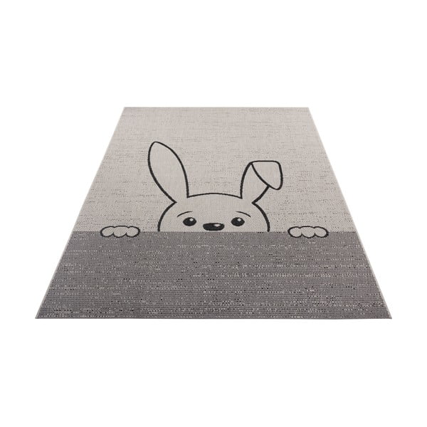Siva otroška preproga Ragami Bunny, 80 x 150 cm-image-3