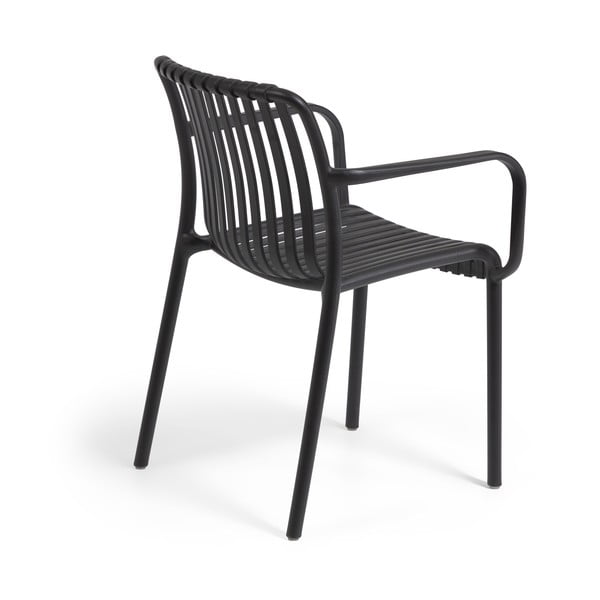 Črni vrtni stol Kave Home Isabellini-image-3