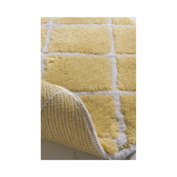 Rumena kopalniška preproga Russmo Pineapple, 100 x 60 cm-image-1