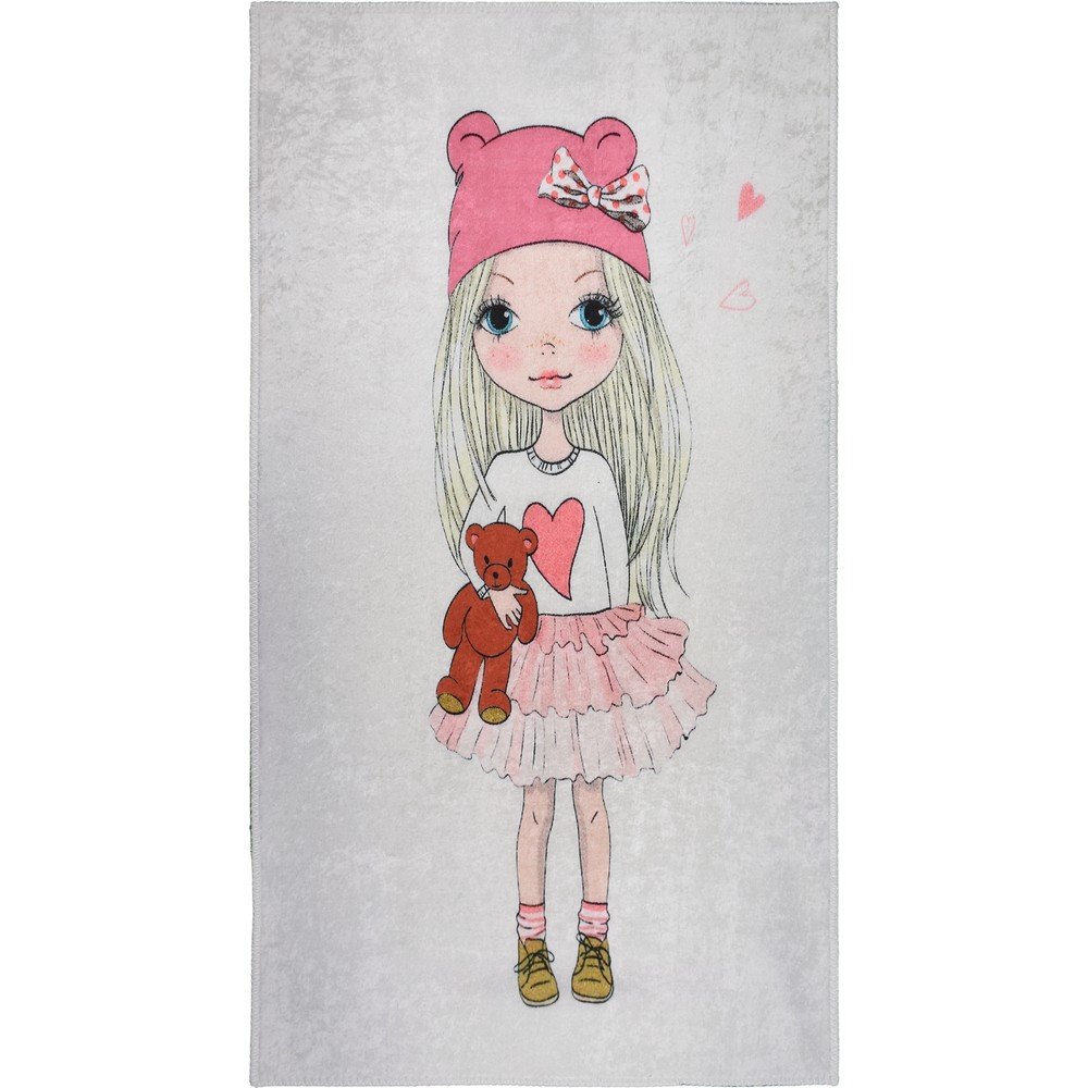 Pralna otroška preproga 160x230 cm Cute Girl and the Bear