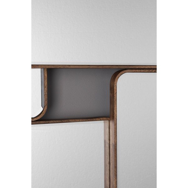 Stensko ogledalo z lesenim okvirjem 120x70 cm Cordelia – Dutchbone-image-3