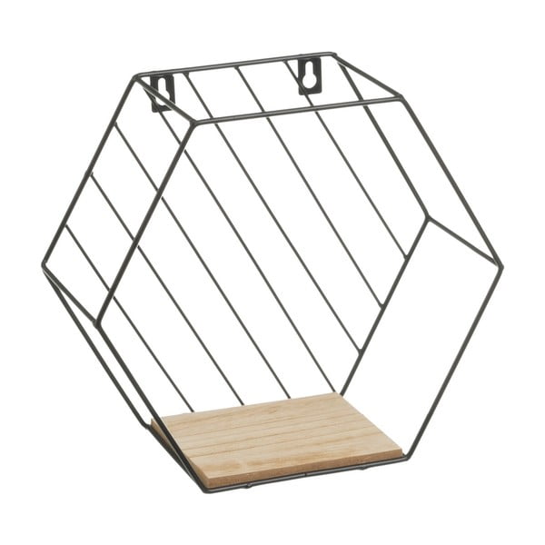 Črne/naravne police v kompletu 3 ks 31 cm – Casa Selección-image-1