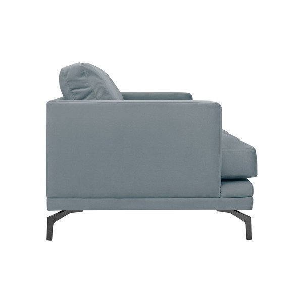 Siva zofa z naslonom za noge v črni barvi Windsor & Co Sofas Jupiter-image-3