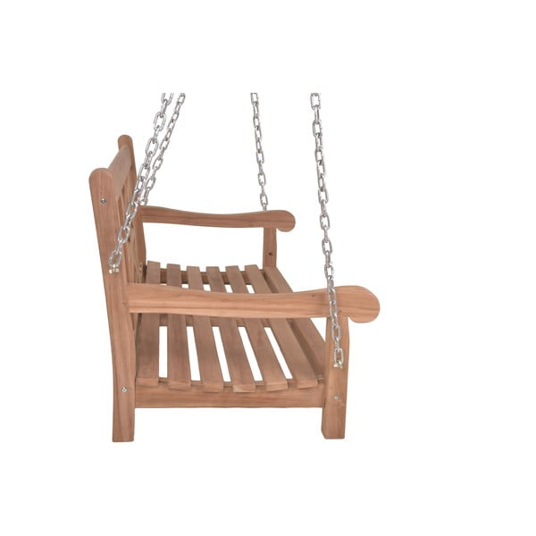 Vrtna gugalnica iz masivnega lesa v naravni barvi Latoa – Garden Pleasure-image-2