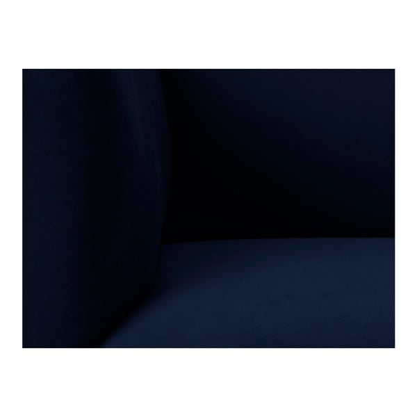 Temno modra žametna zofa Windsor & Co Sofas Neptune, 145 cm-image-2