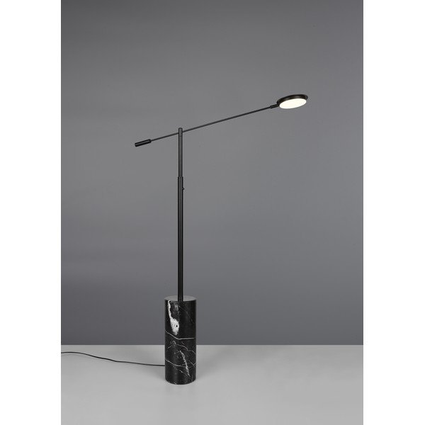 Črna LED stoječa svetilka (višina 145 cm) Fiore – Trio Select-image-1