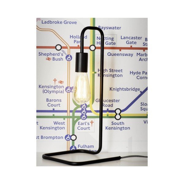 Črna namizna svetilka (višina 44 cm) London – it's about RoMi-image-4