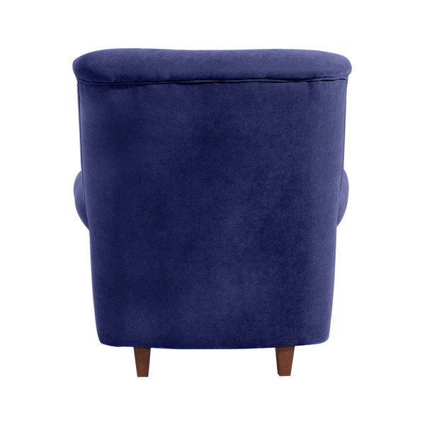 Temno moder fotelj Max Winzer Vicky Velor-image-2