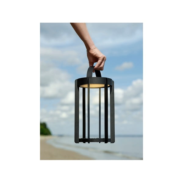Črna zunanja LED lanterna na USB (višina 30 cm) Firefly – Zone-image-4