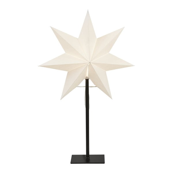 Best Season Zamrznjena bela zvezda na stojalu, višina 55 cm