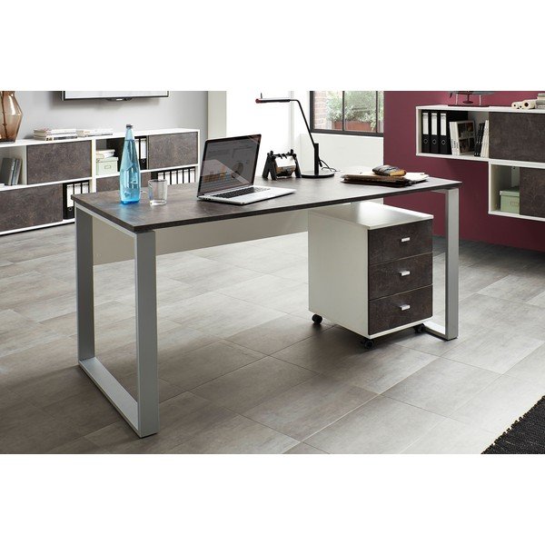 Bela/siva omarica 40x57 cm Altino – Germania-image-1