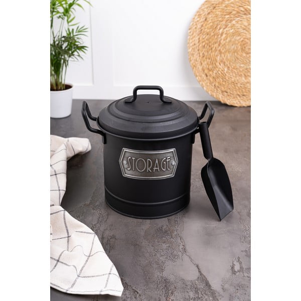 Jeklena posoda za hrano z lopatko – Hermia-image-1