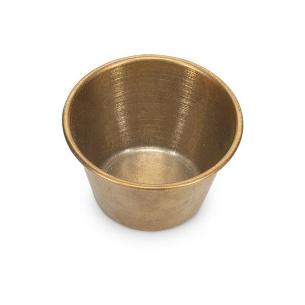 Kovinska skledica za serviranje v zlati barvi 110 ml Serve – BonBistro-image-1