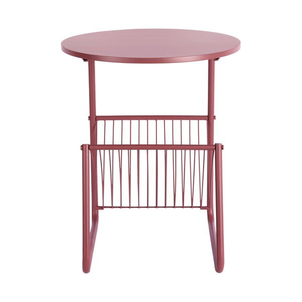 Kovinska okrogla stranska mizica ø 40 cm Riqueza Revista – Leitmotiv-image-4