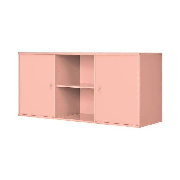 Rožnata stenska komoda 133x61x42 cm Mistral – Hammel Furniture-image-3