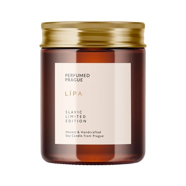 Dišeča sveča iz sojinega voska Slavic Edition: #88 Linden, Moss, Hibiscus – Perfumed Prague