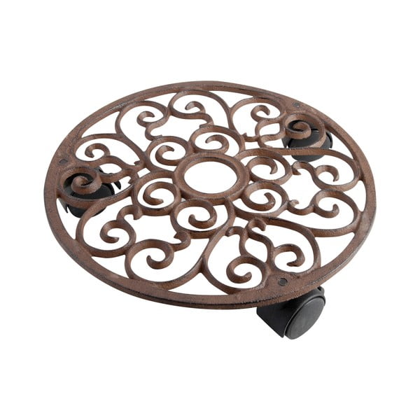 Kovinski mobilni podstavek za cvetlične lonce ø 29 cm – Esschert Design-image-3