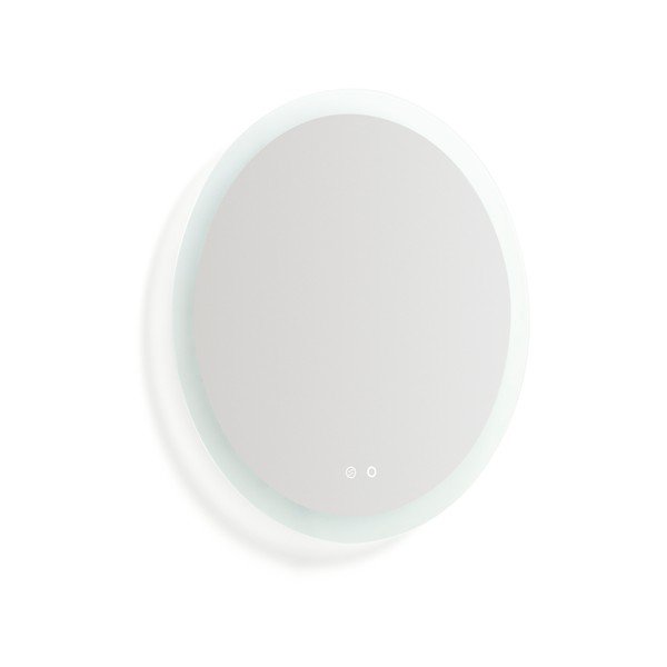 Stensko ogledalo z lučjo ø 60 cm Mervi – Kave Home-image-2