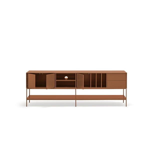 Opečnato oranžna TV omarica 220x74x45 cm Platt – Teulat-image-2