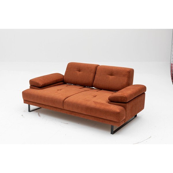 Oranžna sedežna garnitura 199 cm Mustang – Balcab Home-image-3
