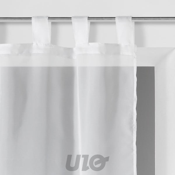 Bele prosojne zavese iz tančice v kompletu 2 ks 60x90 cm Voiline – douceur d'intérieur-image-2