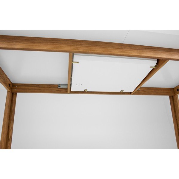 Bela raztegljiva jedilna miza s hrastovimi nogami Tenzo Profil-image-4