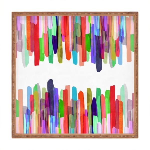 Lesen dekorativni servirni pladenj Colours, 40 x 40 cm
