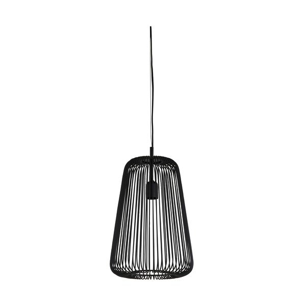 Črna stropna svetilka ø 27 cm Rilanu - Light & Living