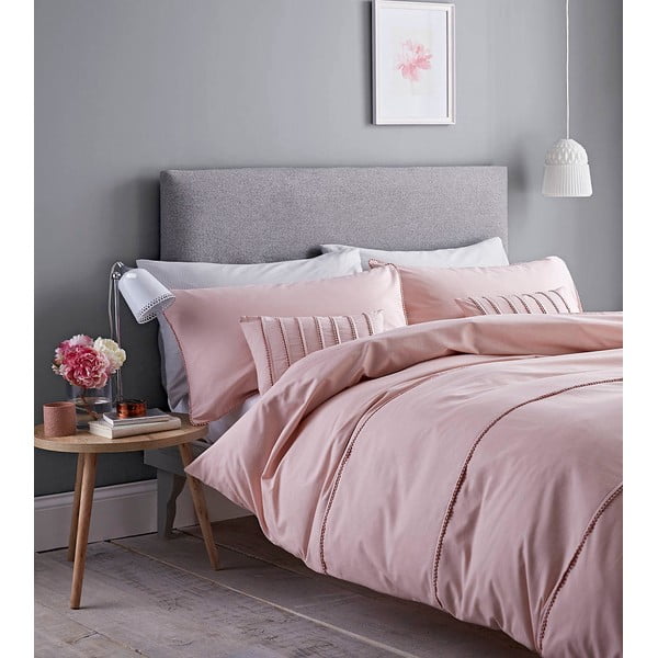 Posteljno perilo za zakonsko posteljo Catherine Lansfield Blush Superb, 260 x 220 cm