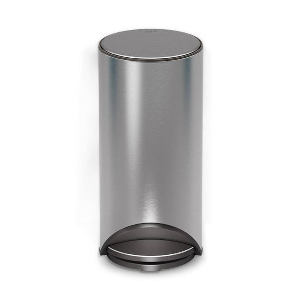 Koš za smeti s pedalom iz nerjavečega jekla v sijajno srebrni barvi 30 l Arc – Joseph Joseph