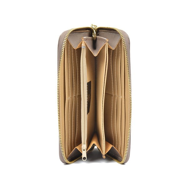 Bež usnjena denarnica Luisa Vannini Lanza-image-4