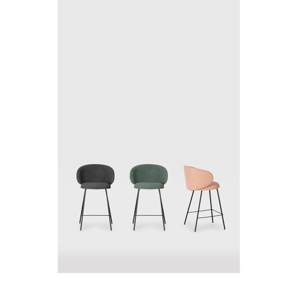 Zeleni barski stoli v kompletu 2 ks (višina sedeža 65 cm) Rush – Marckeric-image-1