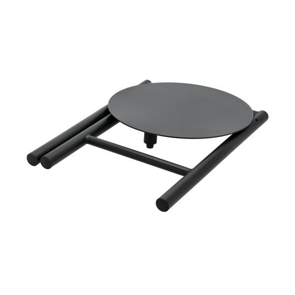 Črn kovinski stolček Disc – Zone-image-3