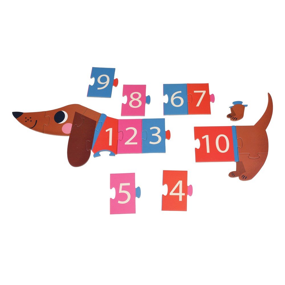 Sestavljanka (število koščkov 16) Sausage Dog