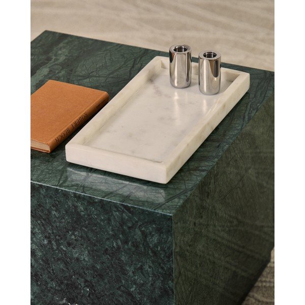 Marmorni dekorativni pladenj 18x35 cm Serela – Kave Home-image-1