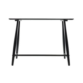 Konzolna mizica iz črnega hrasta 100x44,5 cm Bast - Villa Collection