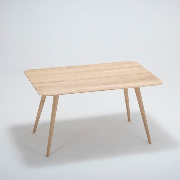 Jedilna miza iz hrastovega lesa Gazzda Stafa, 140 x 90 cm-image-1