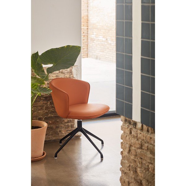 Oranžni oblazinjeni jedilni stoli v kompletu 2 ks Add – Teulat-image-3