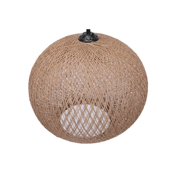 Bež viseča svetilka s senčilom iz jute ø 38 cm – Opviq lights-image-4
