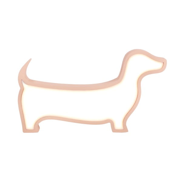 Rožnata otroška namizna svetilka Dog – Candellux Lighting