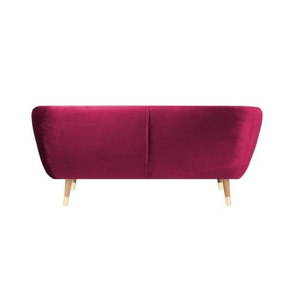 Roza žametni kavč Mazzini Sofas Benito, 158 cm-image-4