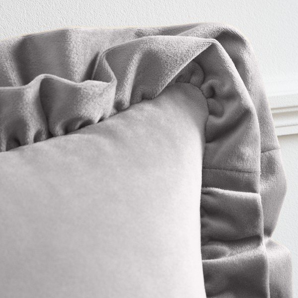 Žametna okrasna blazina 43x43 cm Velvet Double Frill – Catherine Lansfield-image-2