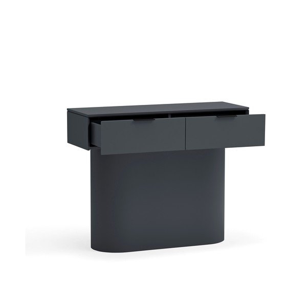 Antracitno siva stranska mizica 36x100 cm Totem – Teulat-image-3