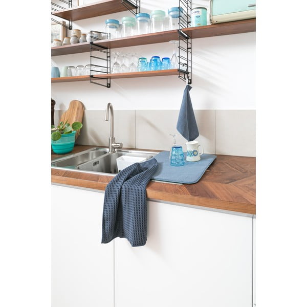 Kuhinjske krpe v kompletu 2 ks iz mikrovlaken 40x60 cm Waffle – Tiseco Home Studio-image-3