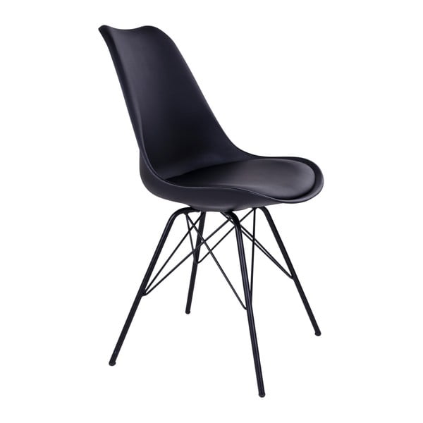 Črni jedilni stoli v kompletu 2 ks Oslo – House Nordic-image-1