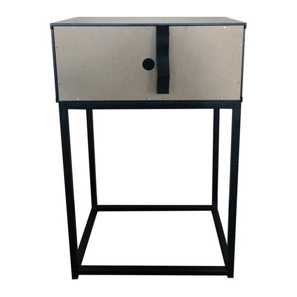 Črna nočna omarica Mitra - Actona-image-3