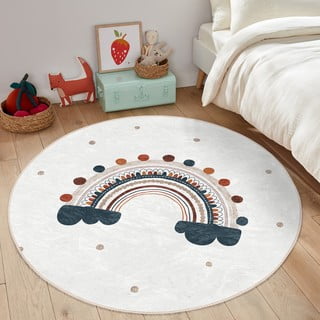 Kremno bela otroška preproga ø 100 cm Comfort – Mila Home
