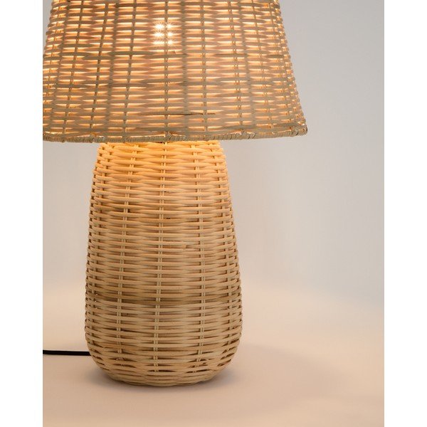 Namizna svetilka iz ratana v naravni barvi (višina 65 cm) Neuda – Kave Home-image-4
