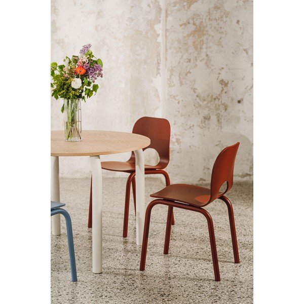 Rdeč jedilni stol Atto – noo.ma-image-4