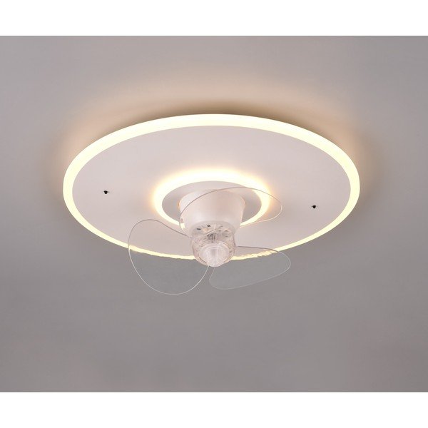 Mat bela LED stropna svetilka Nybro – Reality-image-1